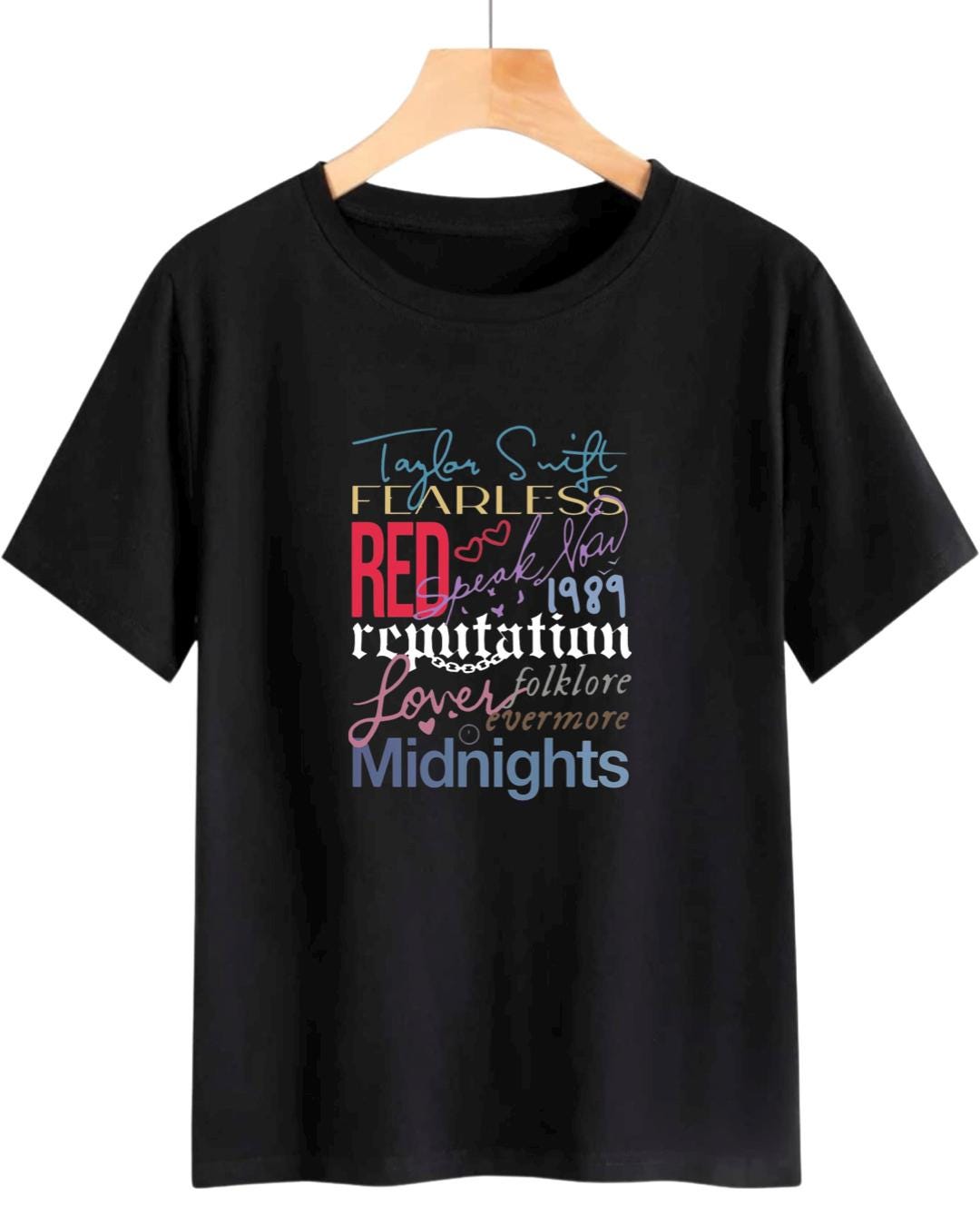 Swiftie all eras tshirt graphic