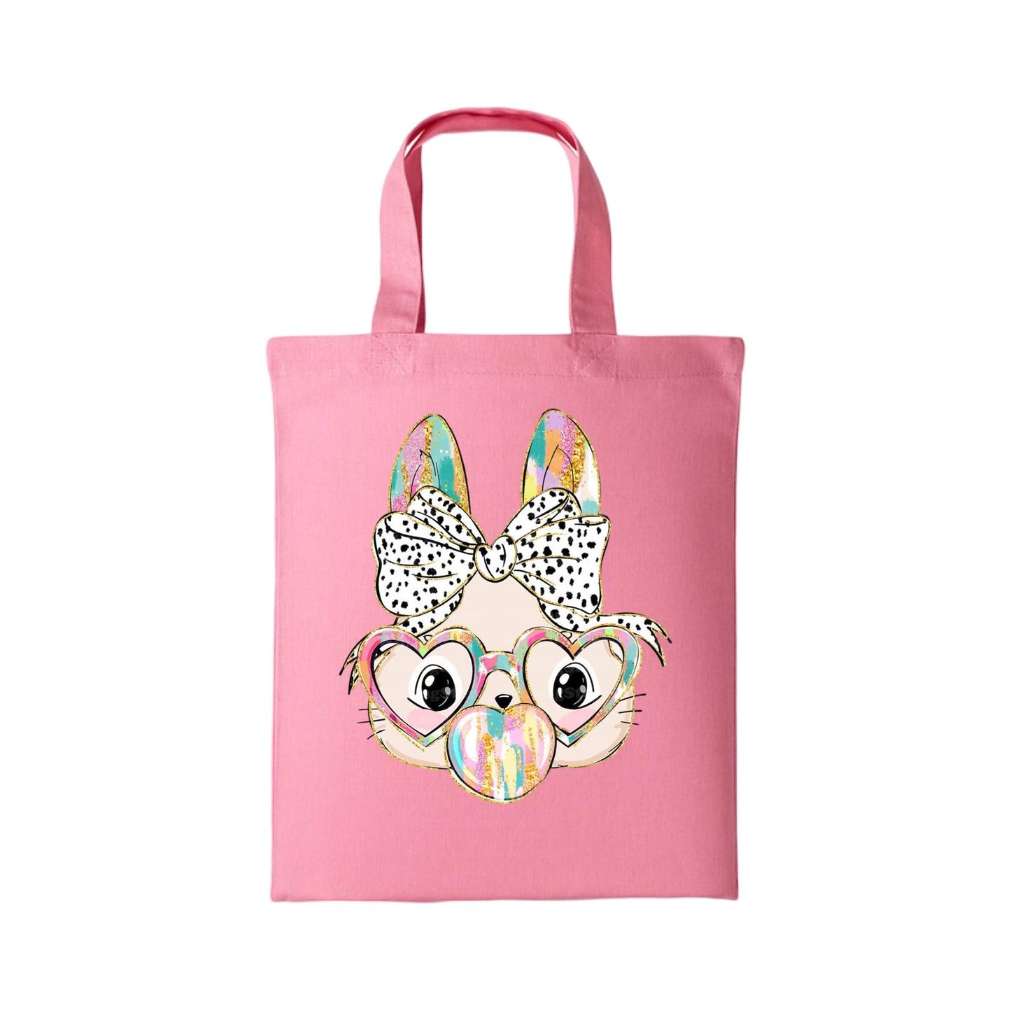Personalised Easter bags, bubble bunny