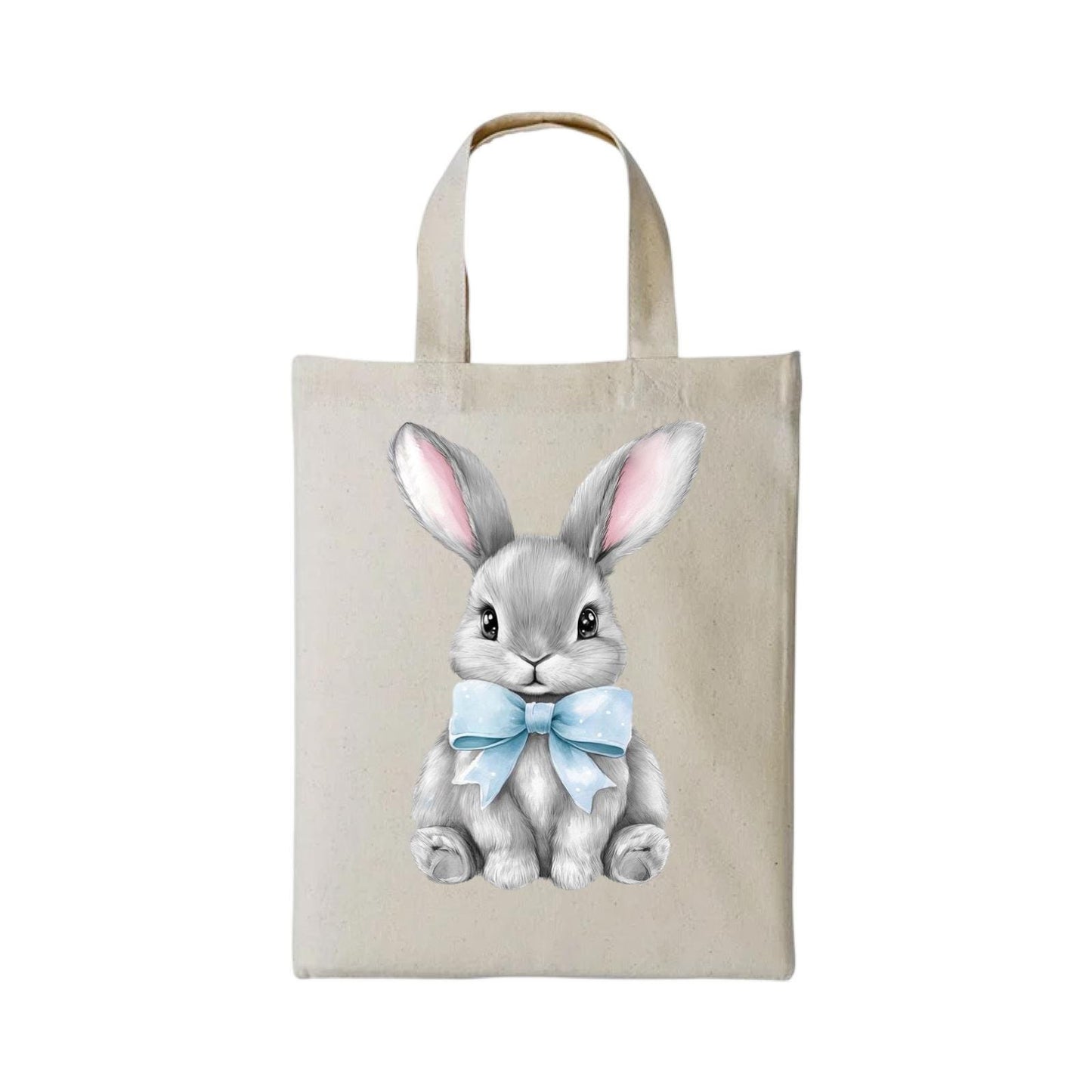 Personalised Easter bags, bowtie boy bunny