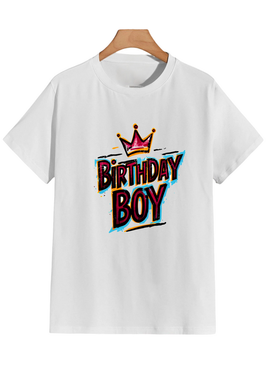 Street style birthday boy tshirt