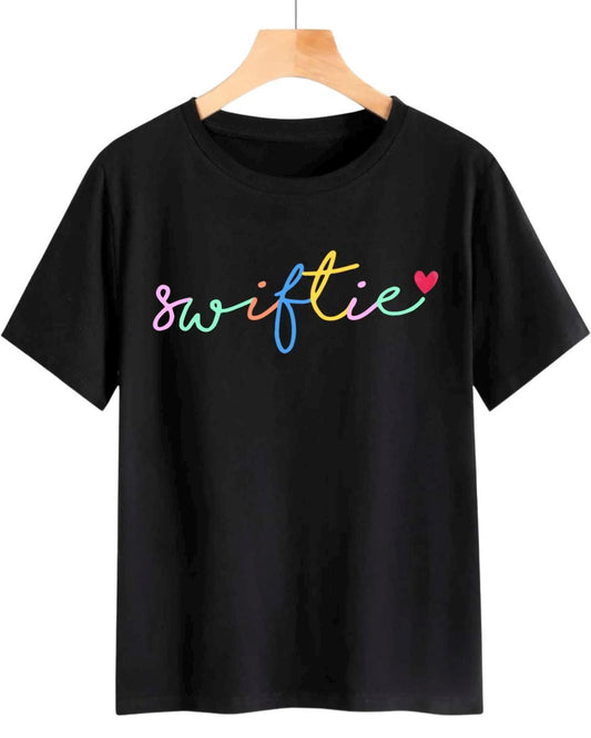 Swiftie tshirt rainbow graphic